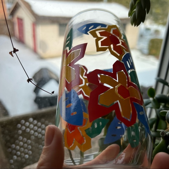 Libbey vintage tropical glasses- SET OF 4 - Picture 7 of 7